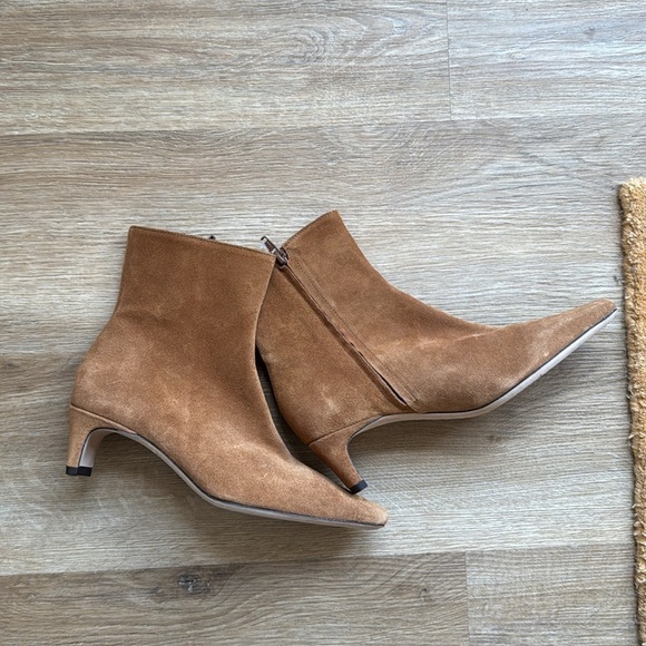 NWOT STAUD Suede Wally Ankle Boots - Picture 5 of 10